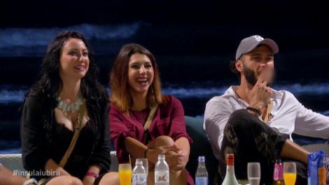 Insula Iubirii. Geanina a acceptat provocarea lui Ionuț și s-a sărutat cu Andi chiar în fața Denisei