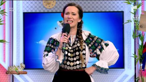 Florina Oprea cântă, la Neatza cu Răzvan și Dani, melodia După badea-npiedicat