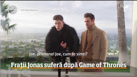 Frații Jonas suferă după încheierea seriei Game of Thrones