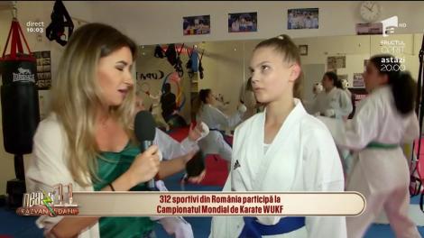 312 sportivi din România participă la Campionatul Mondial de Karate WUKF