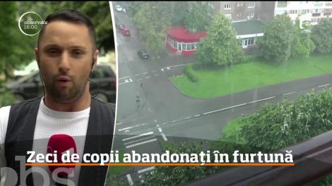 Zeci de copii de grădiniţă, abandonați în furtună şi grindină de angajaţii grădinei zoologice din Reşiţa