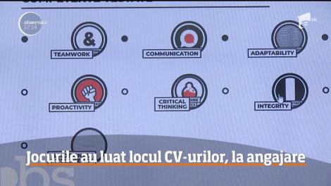 Jocurie au luat locul CV-urilor, la angajare