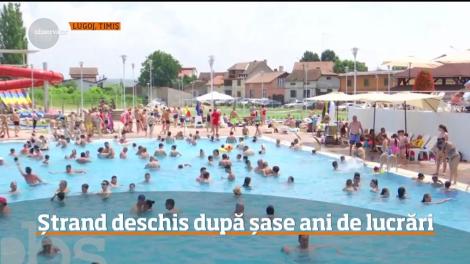 Ștrand din Lugoj, deschis după șase ani de lucrări
