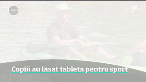 În Cluj-Napoca, la cel mai mare festival sportiv din România, copiii au lăsat tableta pentru sport