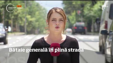 Momente de panică în Iaşi. Două găşti de tineri s-au bătut pe o stradă aglomerată din oraş