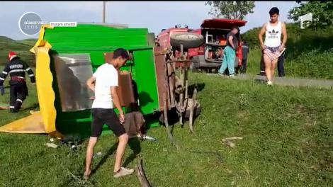 18 turişti francezi au fost răniţi după ce căruţa în care se aflau s-a răsturnat, în localitatea Boian, din Sibiu