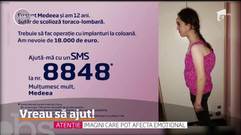 Vreau să ajut! Medeea are mare nevoie de ajutor