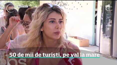 50 de mii de turişti pe litoral. Aproape toate hotelurile sunt pline