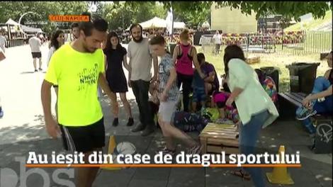 Clujenii au ieșit din case de dragul sportului
