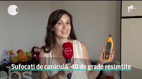 Val de caniculă peste România. Temperaturile resimţite au depăşit 40 de grade