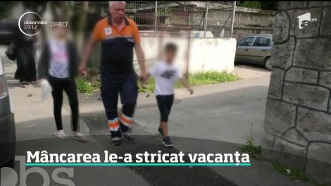 Mâncarea le-a stricat vacanța din Cheile Grădiştei. Medicii au fost chemaţi să ajute 17 oameni, printre care şi un copil de trei ani