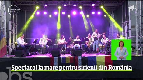 Spectacol la mare pentru sirienii din România