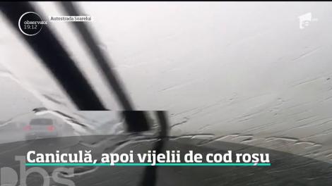 Vremea extremelor împarte România între caniculă şi furtuni! Încă un cod roşu de vijelie a dat alarma prin RoAlert