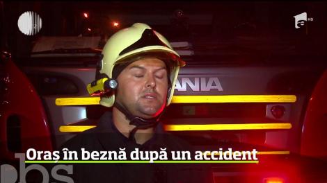 Avarie de proporţii la reţeaua de alimentare cu energie electrică din Mioveni, Argeş, după un accident