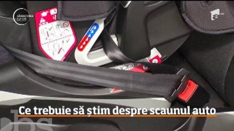 Importanța scaunelor auto pentru copii. Cum se fixează corect