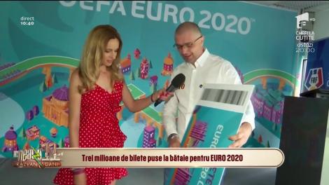 Neatza cu Răzvan și Dani. Biletele la EURO 2020 se vând exclusiv online. Cât costă un bilet și cum poate fi achiziționat