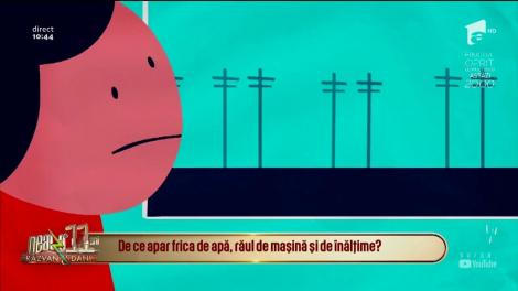 Camelia Oprea explică la Neatza cu Răzvan și Dani de ce apar frica de apă, răul de mașină și de înălțime