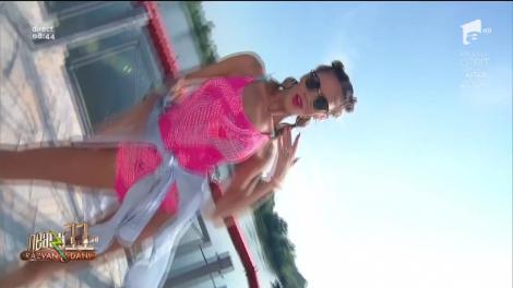 Evelyn cântă la Neatza cu Răzvan și Dani melodia Dame tu calor