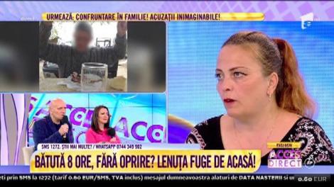 Lenuţa, femeia terorizată de soţ şi de familia acestuia: "Am avut de două ori tentativă de sinucidere"