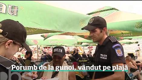 Porumb aruncat la gunoi, vândut turiştilor de pe plajă: "L-au pus în coș ca să-l ascundă de Poliție, apoi l-au luat înapoi"