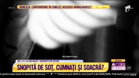 Lenuța a fost bătută de soţ până la leşin şi ameninţată cu cuţitul la gât de cumnaţi. Femeia își strigă durerea