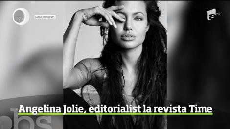 Angelina Jolie s-a angajat! Vedeta și-a făcut debutul ca editor al publicației Time, cu un material ce stârnește controverse