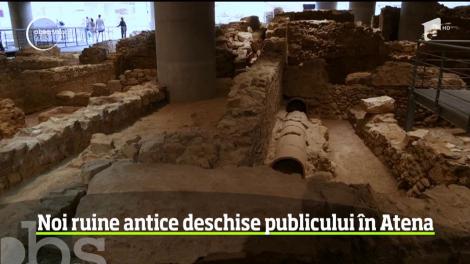 Muzeul Acropole din Atena a deschis în premieră situl arheologic aflat în subsolul clădirii