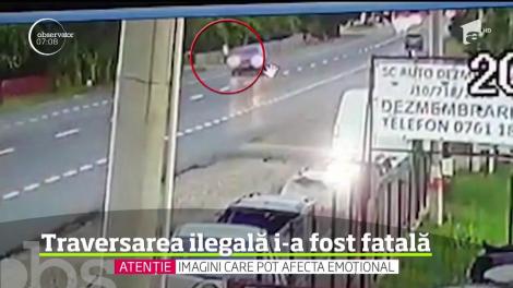 Accident grav în localitatea Limpeziş din Buzău. Un bărbat de 53 de ani a murit după ce a încercat să traverseze strada printr-un loc nepermis