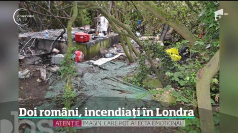 Doi români, oameni ai străzii, au ars de vii într-un incendiu provocat de o mână ucigaşă într-un cartier din Londra