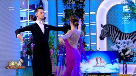 Ștefan Ghimpu și Ilinca Precupenco, cel mai frumos vals vienez dansat la Neatza cu Răzvan și Dani!