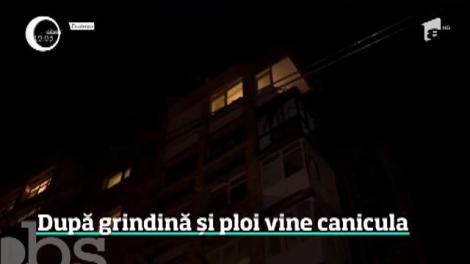 Imagini de coşmar, după ce România a fost lovită de grindină şi de vijelii violente