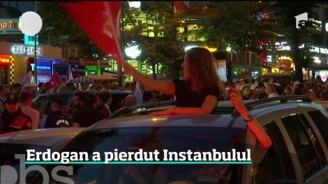 Înfrângere pentru Recep Tayyip Erdogan. Candidatul opoziţiei a câştigat primăria Istanbulului