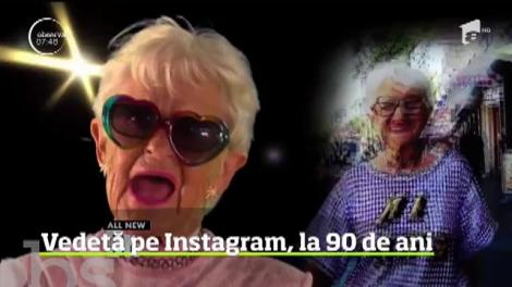 Faima în mediul online nu cunoaşte vârstă. La 90 de ani, o femeie a trezit admiraţia a milioane de utilizatori de pe reţelele sociale cu stilul, energia şi pofta sa de viaţă