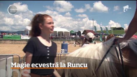 Demonstrații de artă a călăriei la Runcu, în județul Dâmbovița