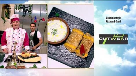 Neatza cu Răzvan și Dani. Reţeta zilei: Pachețele de vară umplute cu dovlecei