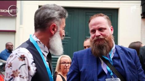 Cele mai spectaculoase bărbi şi mustăţi din Franţa au fost prezentate într-un local din Paris