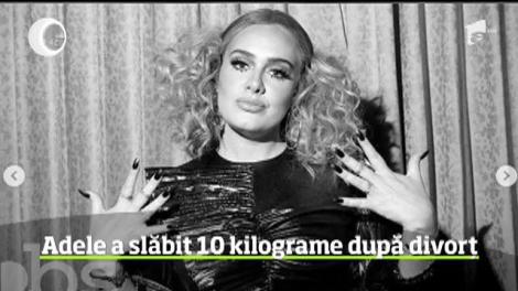 Adele a slăbit 10 kilograme după divorț