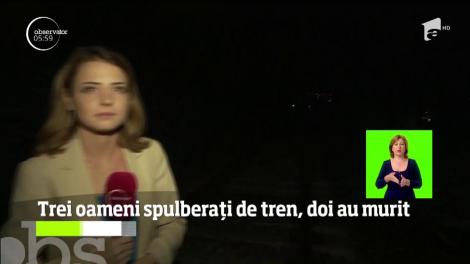 Tragedie în judeţul Iași. Un bărbat, soţia sa şi o nepoată de 20 de ani au fost spulberaţi de tren, în toiul nopţii