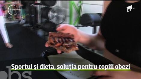 Sportul și dieta, soluția pentru copiii obezi