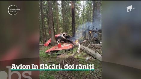 Panică în județul Harghita. Un avion utilitar a aterizat forţat în apropierea Vârfului Mădăraş