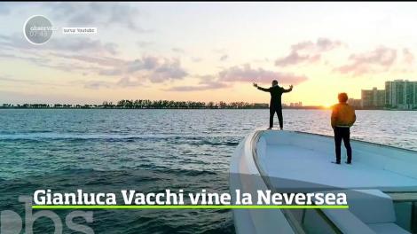 Gianluca Vacchi vine la Neversea
