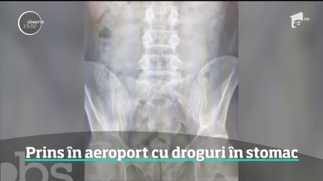 Un tânăr care a înghiţit aproape 150 de grame de cocaină a fost prins pe aeroportul Otopeni
