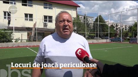 Locurile de joacă din Deva s-au transformat în ultimul timp în capcane pentru copii!