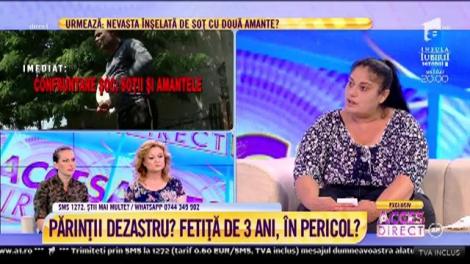 Mamaie Nuţi susţine că fiica şi ginerele său i-ar pune în pericol viaţa copilei de doar 3 anişori!
