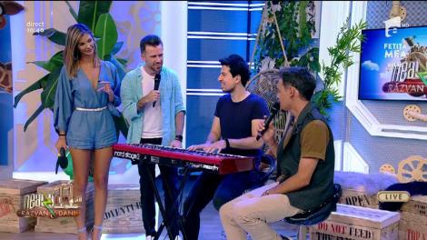 Unul mai talentat ca altul! Florin Ristei și Răzvan Simion, duet de senzație în direct! Dani: ”Mâine vreau să-mi aduceți un tanc cu șenile!”