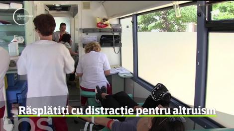 Neversea şi Untold, au organizat o caravană în care au oferit bilete gratuite la spectacole celor care donează sânge