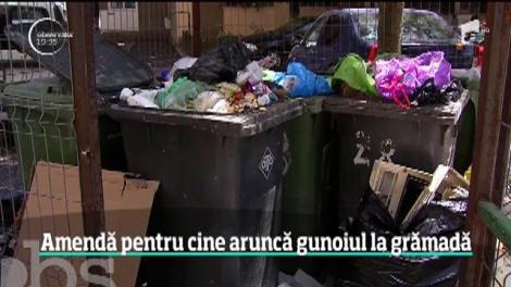 Românii care nu selectează gunoiul reciclabil de cel menajer riscă să primească amenzi între 1.000 şi 2.000 de lei