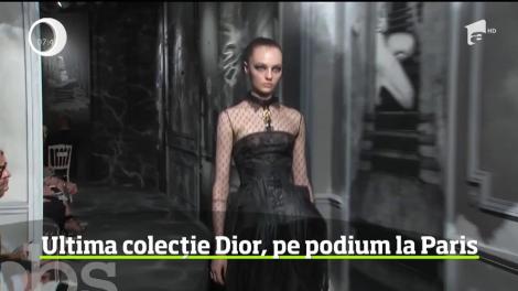 Casa de modă Dior şi-a prezentat colecţia haute-couture, la săptămâna modei de la Paris