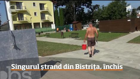 În plină caniculă, ştrandul municipal din Bistriţa-Năsăud are lacătul pus!