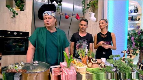 Rețeta zilei - Neatza cu Răzvan şi Dani. Coaste de porc cu două tipuri de ciuperci